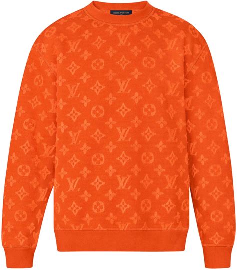 louis vuitton pullover orange herren|louis vuitton sweater.